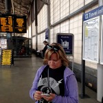 Dawn on the platform